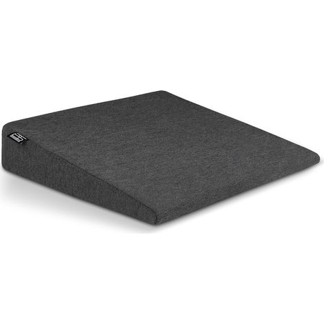 Coussin de Fauteuil de Bureau,Coussin Forme biseautée pour Fauteuil Roulant,41x37x11cm,Noir
