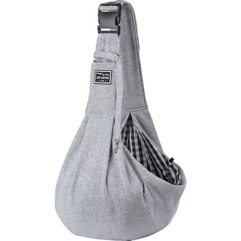 Sac À Dos Pour Animal De Compagnie - Polyester Respirant - Capacité Jusqu'à 6,5 Kg - Avec Fenêtre Avant Et Poche Extérieure - 30 X 28 X 3 Cm - 1 Pièce (1/4)