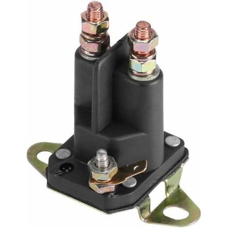 NALOOKAMIC  Solénoïde, solénoïde de démarrage universel 3 pôles 12V pour MTD 109946 146154 1753539 AM138497 accessoires de tondeuse à gazon solénoïde de démarrage(33-331)