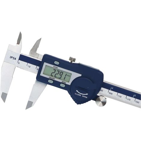 Pied à Coulisse numérique IP54 150mm, règle électronique, Pied à Coulisse numérique, Pied à Coulisse numérique en Acier Inoxydable 150mm(5000-150) (1/5)