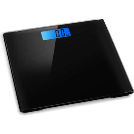 electronic digital bathroom scale 28x28cm with weight management and backlit display 180 kg max…