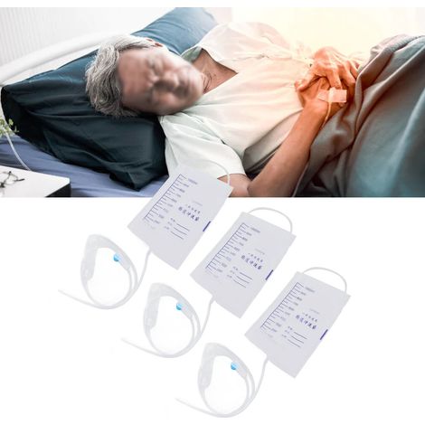 Sac de lavement colonique  Kit de 20 pièces de lavement  PVC, capacité 1000 ml  Design ergonomique et confortable