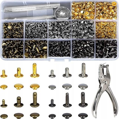 KIT DI ANELLI PER BORSE IN PELLE, 240 PEZZI.