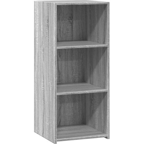 Aparador cómoda cómoda armario unidad de almacenamiento organizador cocina salón salón Sonoma 40 x 41 x 93 cm madera contrachapada gris 020036362