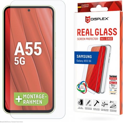DISPLEX Real Glass + Case Samsung Galaxy A55 5G
