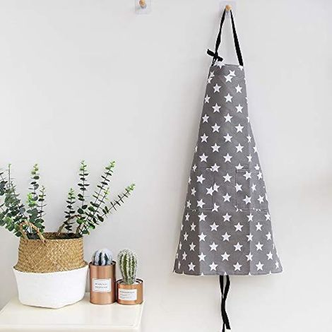 Tablier Fashion Star pour femmes et filles, tablier réglable avec 2 poches pour cuisine, pâtisserie, barbecue, jardinage. Idéal comme cadeau Fête des Mères, anniversaire pour maman, femme, petite amie (1/5)