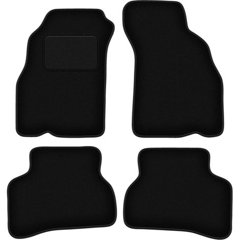 Tappetini in velluto nero per: Hyundai Accent I (X-3) berlina (1994-2000) (1/5)