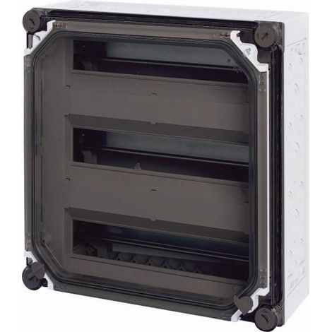 Coffret pour disjoncteurs modulaires +porte 3x15PE HxLxP 375x375x150mm EATON AE/I44E/T