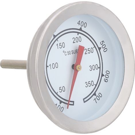 High-quality meat thermometer, 100 to 700°F, for outdoor barbecues and grilling. (1/5)