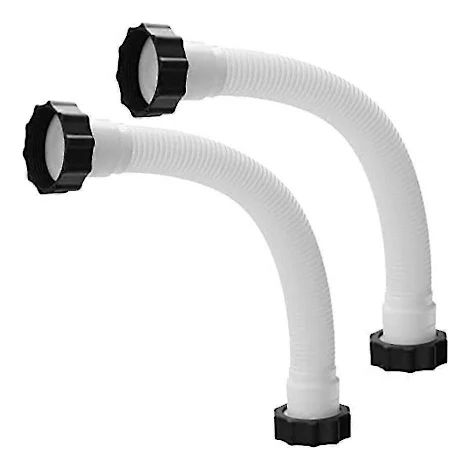 Lot de 2 tuyaux de pompe pour filtre à sable de piscine, 40 cm (15,8 pouces), pour pompe à eau salée.-AquaForge (1/5)