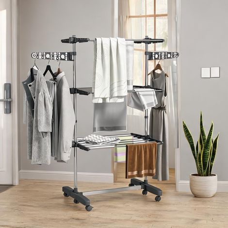 Porte-manteau en acciaio inossidabile ABS 142 x 55 x 152 cm (1/5)