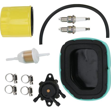 Kit de filtre à air, pompe à carburant, filtre à huile et bougies d'allumage 32-083-03-S compatible avec moteur Kohler 20 chevaux (1/5)