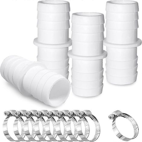 Kit de raccordement pour tuyaux de piscine (4 pièces), adaptateur de 32 mm à 38 mm, avec 8 raccords.