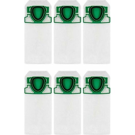 Paquete de 6 bolsas para aspiradora Vorwerk Kobold VK200, material de alta calidad, duradero, para aspiradora doméstica. (1/5)