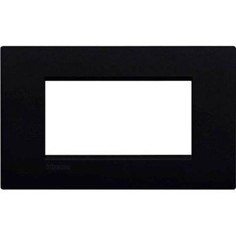 Placca 4 posti quadra antracite LivingLight Air Bticino LNC4804AR (1/3)