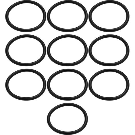 10 Pieces Nitrile Rubber Exhaust Gasket 32 x 27 x 2.5 mm Compatible with Saxonette (1/5)