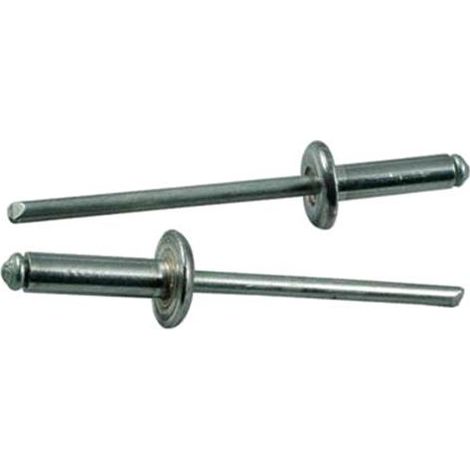 Rivetti Blinky Alluminio Testa Larga Pz. 500 Mm. 4,8X14