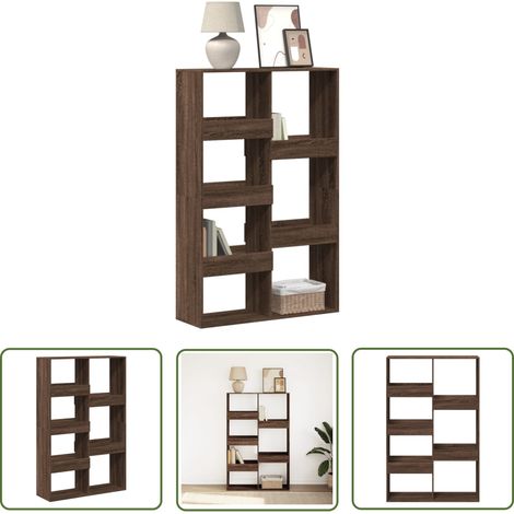 vidaXL Bibliothèque chêne marron 100x33x155,5 cm bois d'ingénierie (1/5)