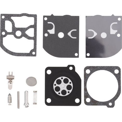 Conjunto de diafragma de carburador, junta de metal y papel adecuada para el kit de motosierra Ms019 190t Ps34 45 340. (1/5)
