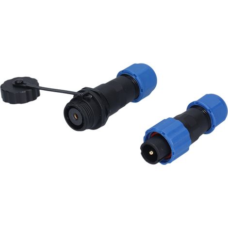 Connecteur de câble aéronautique, prise 1 à 7 broches, connexion robuste, bonne résistance à la corrosion, connecteur de câble aéronautique, fiche 1 broche (380 V 25 A) (1/5)