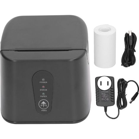 Thermal Receipt Printer Cutter 58mm USB and Bluetooth Wireless POS 100‑240V