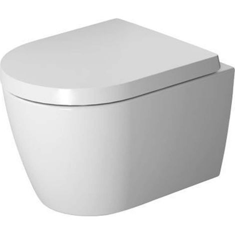 Inodoro suspendido ME de Starck RIMLESS ti 370x480mm blanco