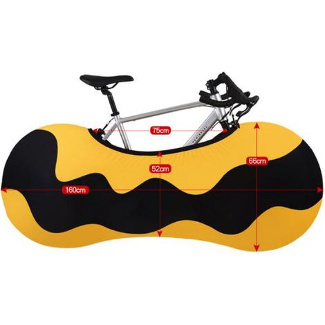Housse de vélo anti-poussière et anti-soleil - Convient aux vélos de course, VTT et vélos classiques. (1/2)