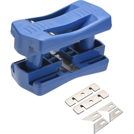 Tondeuse de chant manuelle, outil menuisier coupe finition chants PVC contreplaqué, idéal meubles bricolage armoires (1/5)