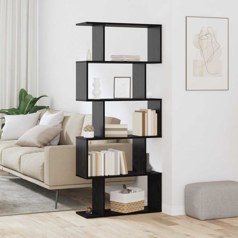 vidaXL Bibliothèque Chêne noir 70 x 24 x 161 cm Bois d'ingénierie (1/5)