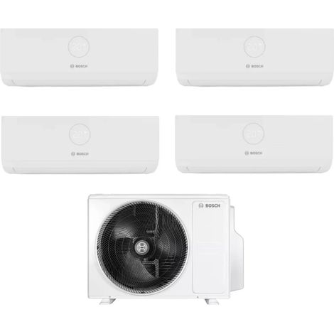 Climatizzatore Condizionatore Bosch Quadri Split Inverter serie CLIMATE 3000i 7+7+9+9 con CL5000M 82/4 E  R-32 Wi-Fi Optional 7000+7000+9000+9000