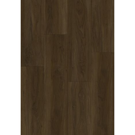 Mexen Henderson échantillon de panneaux vinyles 1240 x 182 mm SPC 6,5 mm, sous-couche IXPE 1,5 mm, 4 V-Fugue, Noyer - F1085-S (1/2)