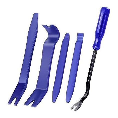 5-teiliges Werkzeugset zum Entfernen von Verkleidungen, Werkzeugset zum automatischen Entfernen von Türverkleidungen aus Kunststoff, Werkzeugset zum Entfernen des Armaturenbretts - (1/5)