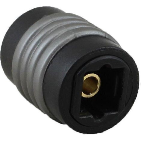 Lecteur DVD haut-parleur, adaptateur audio numérique à fibre optique, rallonge/coupleur femelle à fibre optique pour lecteur CD portable (1 unité) (1/5)
