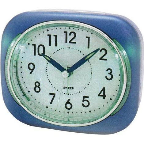 Reloj despertador de cuarzo SQ826SP azul perfecto