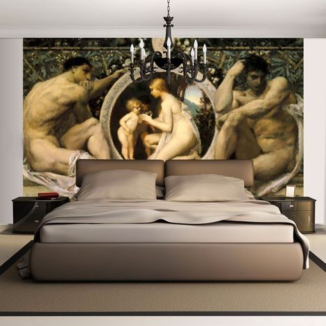 Papier peint idylle gustav klimt - 400 x 309 cm (1/4)