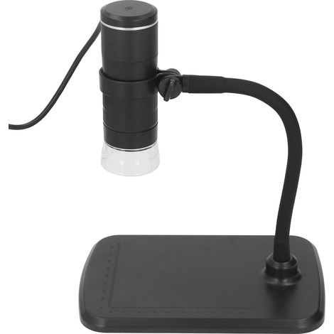 Microscope Numérique USB 3-en-1 pour Téléphone Portable et PC, Grossissement 50-1000x, Test du Cuir Chevelu, Lampe à Pièces (1/5)