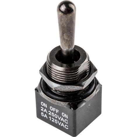 Interrupteur à levier RS PRO, On-Off-On, 2RT, 5 A @ 250 V c.a. ( Prix pour 1 ) (1/2)
