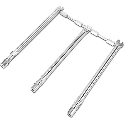 Tube de brûleur de barbecue (45,7 cm) pour Weber Spirit série 300 (modèles E310, S310, E320, S320, E330, S330, SP330) (1/5)