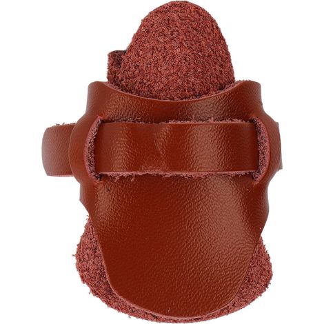 Garde-pouce en cuir de mouton pour arc de chasse traditionnel et arc recourbé, protection douce pour l'entraînement à l'archerie.
