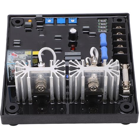 Régulateur automatique de tension AVR pour générateur électrique sans balais, stabilisateur 180‑240V 30A avec fusible (1/5)