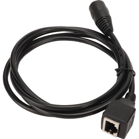 Câble adaptateur DIN 5 broches femelle vers RJ45 femelle, 1,5 m (4,9 pi), 8P8C, pour appareils audio. (1/5)