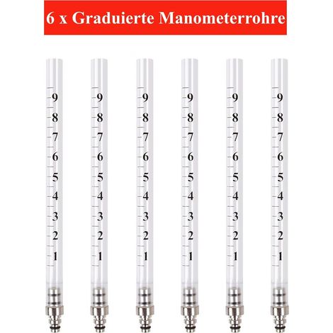 Tester Common Rail 6 cilindri Diesel Return Flow Tester Common Rail Adattatore Kit di strumenti di prova per iniettori con 24 adattatori (1/4)