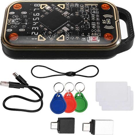 Chameleon Ultra V3.0 RFID-Smartcard-Emulator, 125 kHz/13,56 MHz NFC-Lese-/Schreibgerät, ID-IC-Tag-Kopierer + 3XUID-Schlüsselanhänger/Karte (1/5)