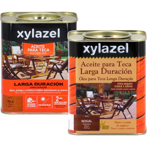 Xylazel Langlebiges Teaköl, natürliche Farbe, 0,750 l (1/2)