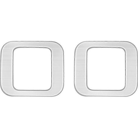 Pour Alphard/Vellfire série 40 (2023 et plus) : pare-soleil de deuxième rangée, interrupteur, cadre décoratif, accessoires de garniture intérieure, argent. (1/4)