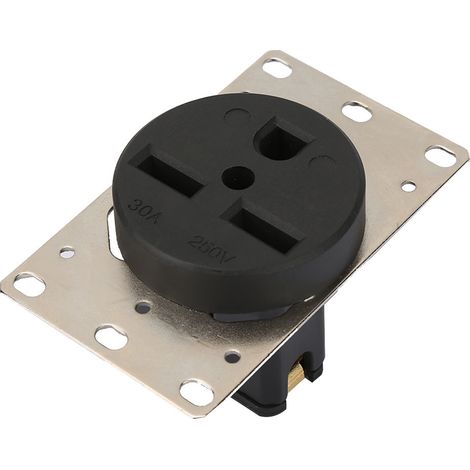Fiche NEMA 6-30R 30A 250V Prise Industrielle 3 Alvéoles Connecteur Électrique avec Fil (1/5)