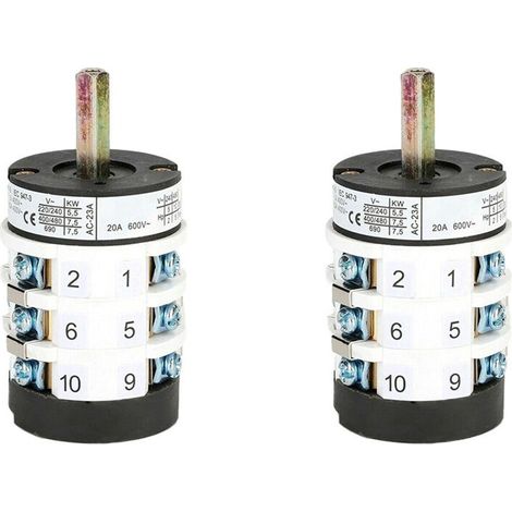 Adecuado para dos motores de desmontadora de neumáticos, 20 A, 220/380 V, con interruptor de avance/retroceso y pedal de avance/retroceso.
