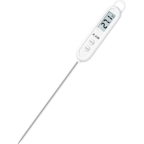 SABIR Thermomètre Cuisine, Thermomètre À Viande, Thermomètre Numérique Digital avec Sonde Longue, Thermomètre Alimentaire, Thermomètre Cuisson avec Écran LCD °F/°C Bouton,pour Barbecue,Patisserie (1/4)