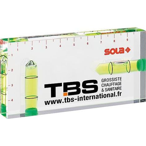 Niveaux à bulles TBS Sola R 100 100x50x15 mm