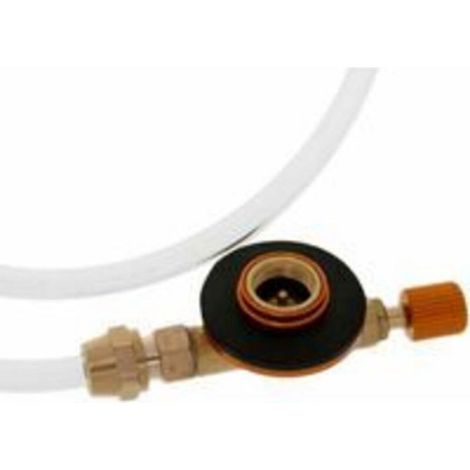 Adaptateur de gaz propane - Unbrand - Transfert d'essence et recharge de propane - Laiton et acier inoxydable (1/5)